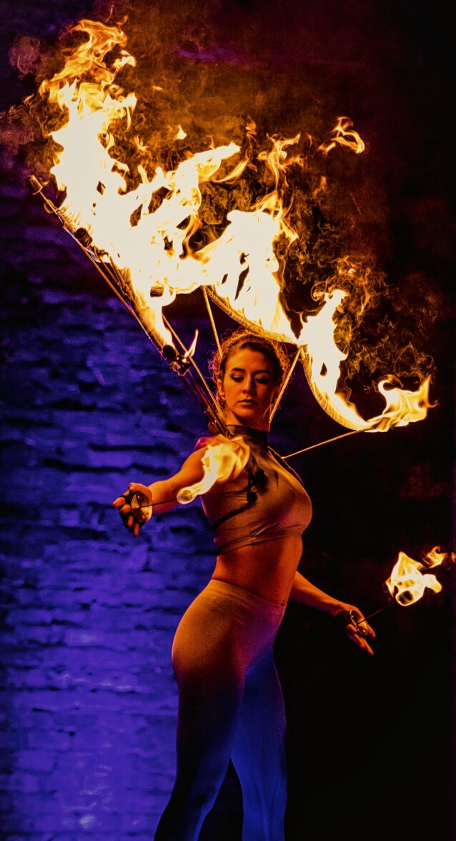 Fire performer
